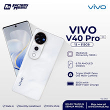 Vivo V40 Pro 5G AI Smartphone (Buy 1 Get 1 free)