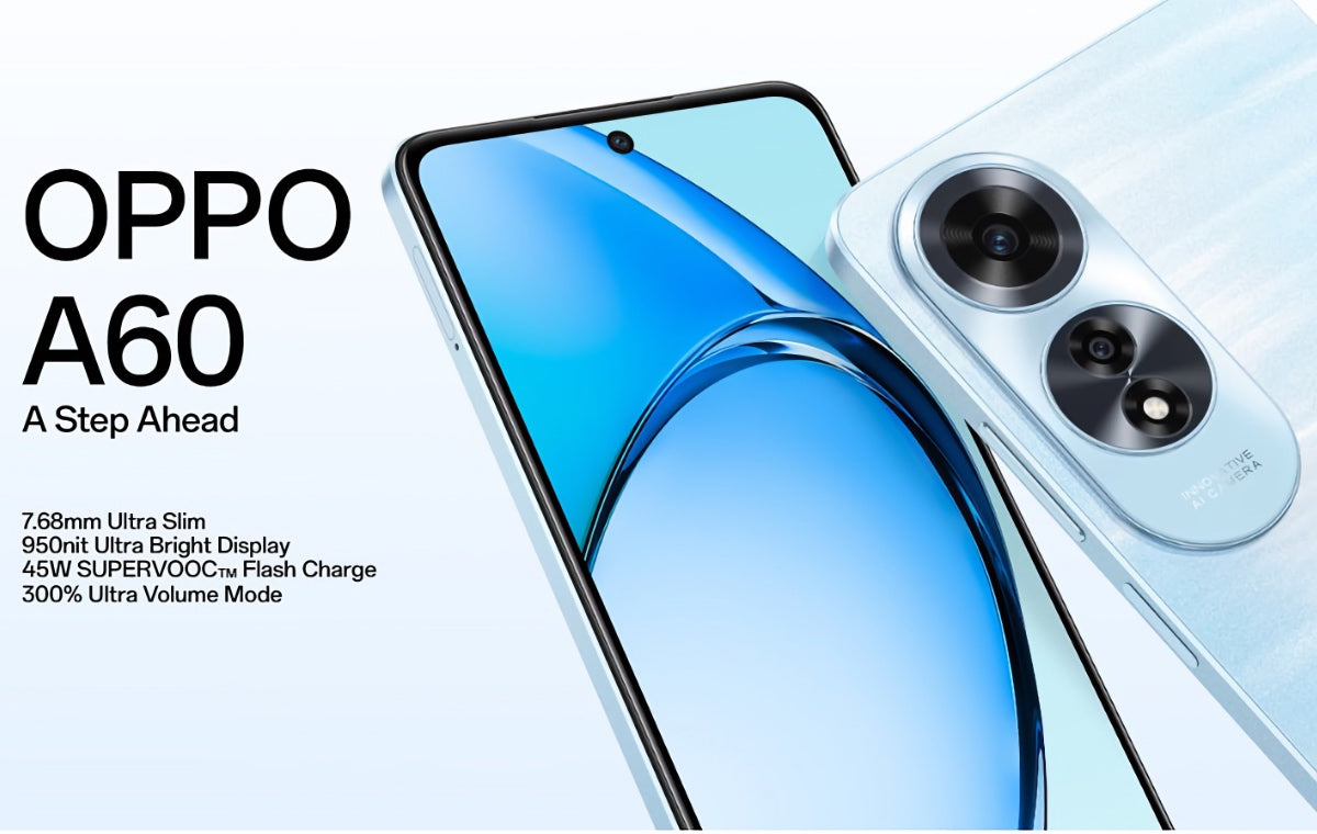 Oppo A60 256GB (Buy 1 Get 1 Free)