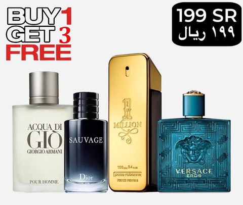 4 Pcs Mega Perfume Combo Offer Pack..!!!