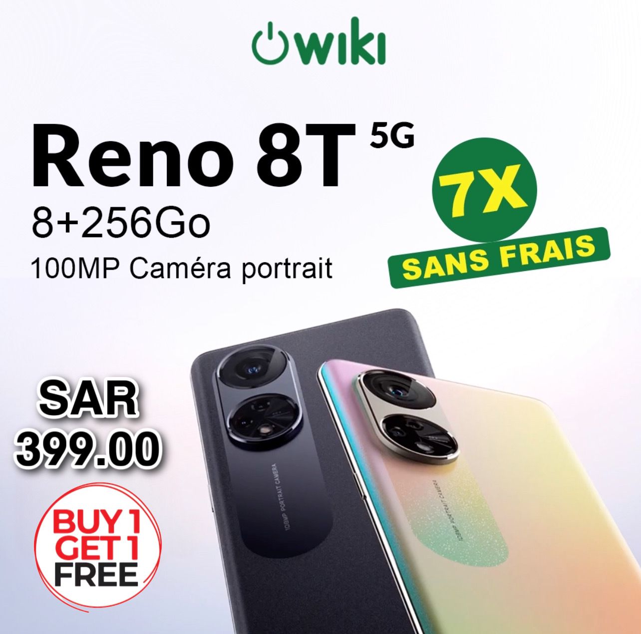 OPPO Reno8T 5G ( Buy 1 Get 1 Free)